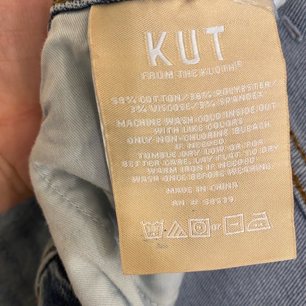 Kut from the Kloth Melissa Straight Leg Jeans Size 8 High Waist Like New 90’s - Picture 15 of 16